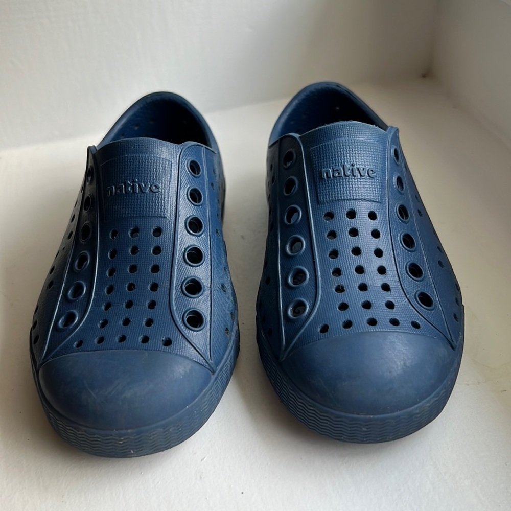 Native Boys Blue Toddler Shoes